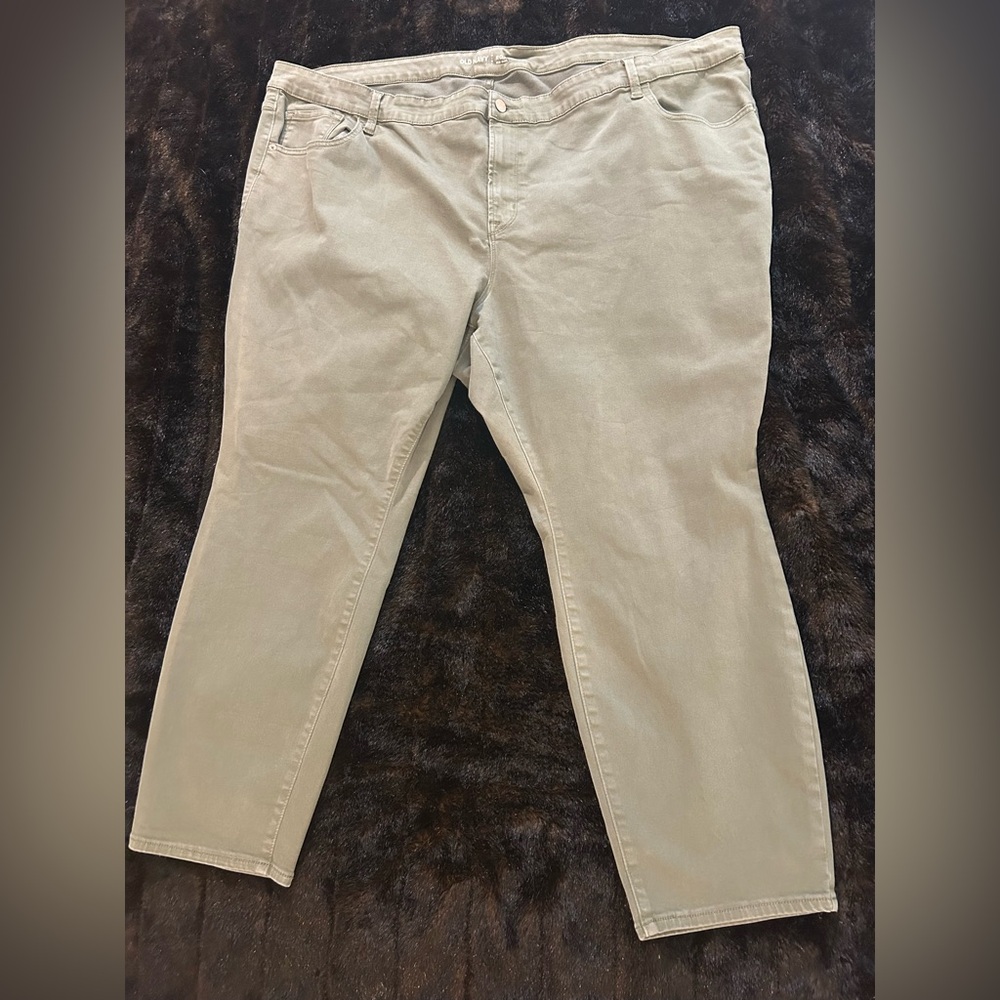 Old Navy Olive Green Rockstar Pants